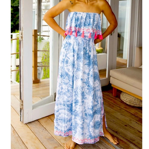 New SKEMO Jelly Aqua Ruffle Dress - Picture 5 of 10